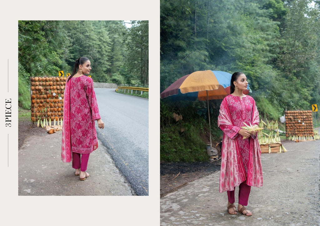 Zesh Khaddar Fabric 3 Piece Suit – Top, Bottom & Dupatta